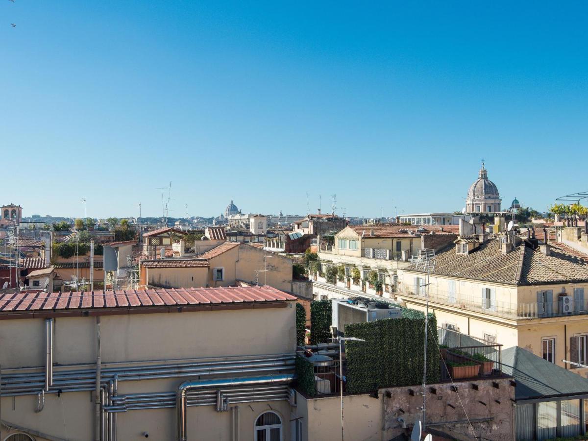 Spanish Steps Amazing Terrace Apartman Róma Kültér fotó