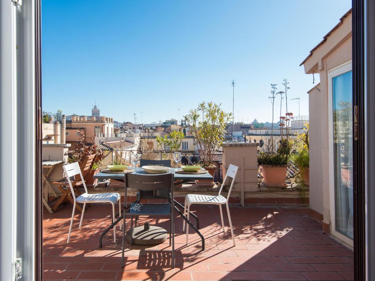 Spanish Steps Amazing Terrace Apartman Róma Kültér fotó